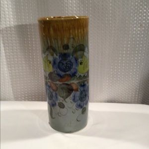 Mexico Pottery Hand Painted Tonala Style Vase